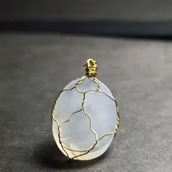 White agate Necklace