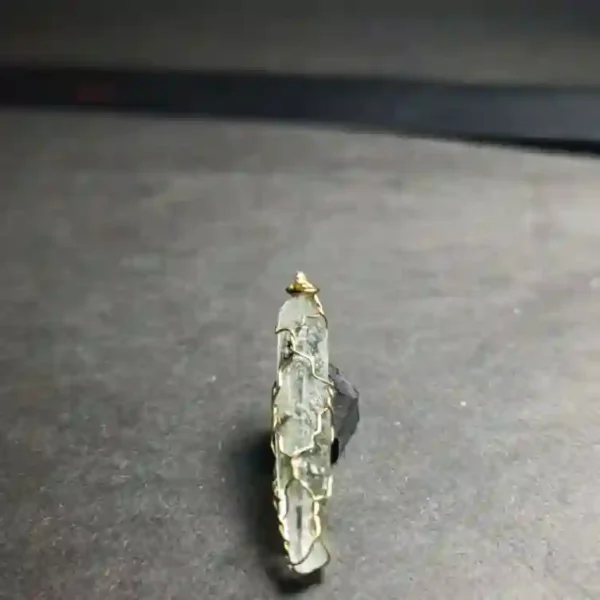Small size phantom quartz necklace