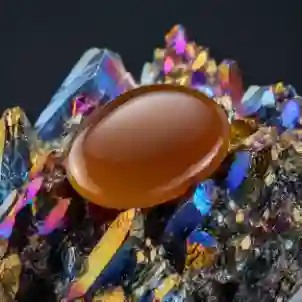عقیق خرمایی ایرانی